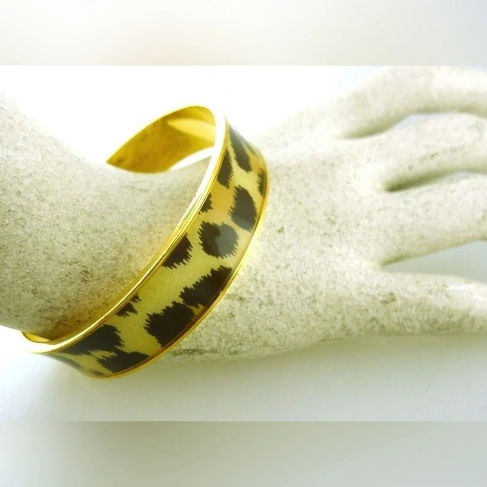 KateSpade Leopard Print Bangle Bracelet 1109 - Picture 1 of 4